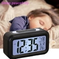 thumbnail image 4 of Reloj despertador electrónico silencioso, personas perezosas, ávidas de dormir, reloj despertador LED inteligente sensible a la luz, 4 of 6