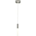 thumbnail image 2 of Progress Lighting Kylo 1-Light LED Brushed Nickel Modern Hanging Pendant with Frosted Acrylic Shade, 2 of 2
