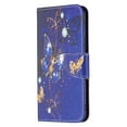 thumbnail image 6 of Galaxy A53 5G Case Cute Embossed Pattern Premium Leather Wallet Cover Flip Stand Credit Card Slots Pocket Holder Magnetic Closure Folio Case for Samsung Galaxy A53 5G, Purple Butterfly, 6 of 8