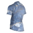 thumbnail image 3 of joogoo Marble Blue Pattern Men's Cycling Jerseys Mountain Bike Short Sleeve Tops S, 3 of 7