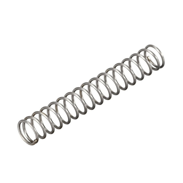 Unique Bargains Ressort Compressé, 5 mm OD, Fil de 0,5 mm, Longueur Compressée de 12 mm, Longueur Libre de 30 mm, Capacité de Charge de 10,6 N, Gris, 10 Pcs
