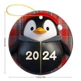 thumbnail image 2 of Christmas Ceramic Ornament 3D Cute Penguin 3" Ceramic Christmas Ornament Winter Holiday Decor&nbsp; Christmas Tree Ceramic Ornament Decoration for Family Friend, 2 of 5