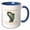 Blue/White, variant on 3drose, Washington Territory Fish the Steelhead Trout, 15oz Mug