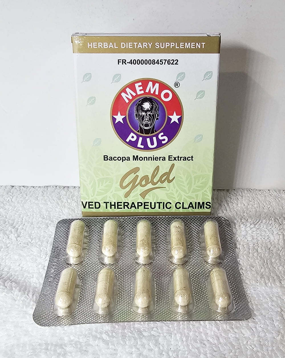 Memo Plus Gold 30 capsules x 1 box