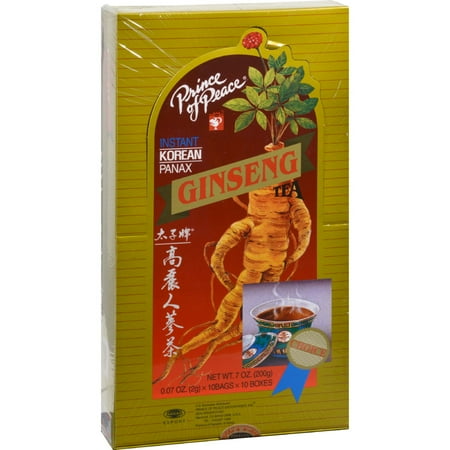 Instant Korean Panax Ginseng - Prince of Peace Instant Korean Panax Ginseng Tea - 100 Tea Bags