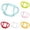 6 Color, variant on ZOURIH Bottle Handles with Easy Grip Handles to Hold their Own Bottle, Durable Food Grade Silicone Transitional Sippy Cup Handle Grip for Wide-Neck Bottles,Blue