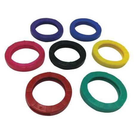 Identifier Key - Battalion 25PA20 Assorted Silica Rubber 15/16L Key Identifier