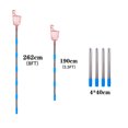 thumbnail image 4 of Fruit Picker Pole with Basket Telescoping A3 Wire Fruits Catcher Orchard Picking Tool Fruit Picker Tool Kit for Mango Orange Lemon, 4 of 7
