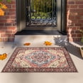 thumbnail image 5 of Ultrug Vintage Rugs Soft Accent Area Rug for Bedroom Living Room Home Decor Carpet,2'x3',Red, 5 of 6