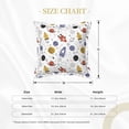 thumbnail image 4 of Bingfone Decorative Pillow Covers 16"x16" Rocket Planets Couch Pillow Cases Modern Farmhouse Covers for Couch Sofa Bed, 4 of 9