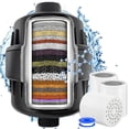 thumbnail image 1 of Filtro Regadera, Filtro de Ducha Agua Universal de 20 Etapas,Incluye 3 Cartuchos de Filtro Reemplazable,Purificador de Agua Para Todo Tipo de Cabezas de Duchas, 1 of 7