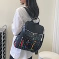 thumbnail image 1 of Mochila Bolso Mochila étnica retro para mujer, estudiante, niña, tela Oxford, grandes para libros escolares, 1 of 6