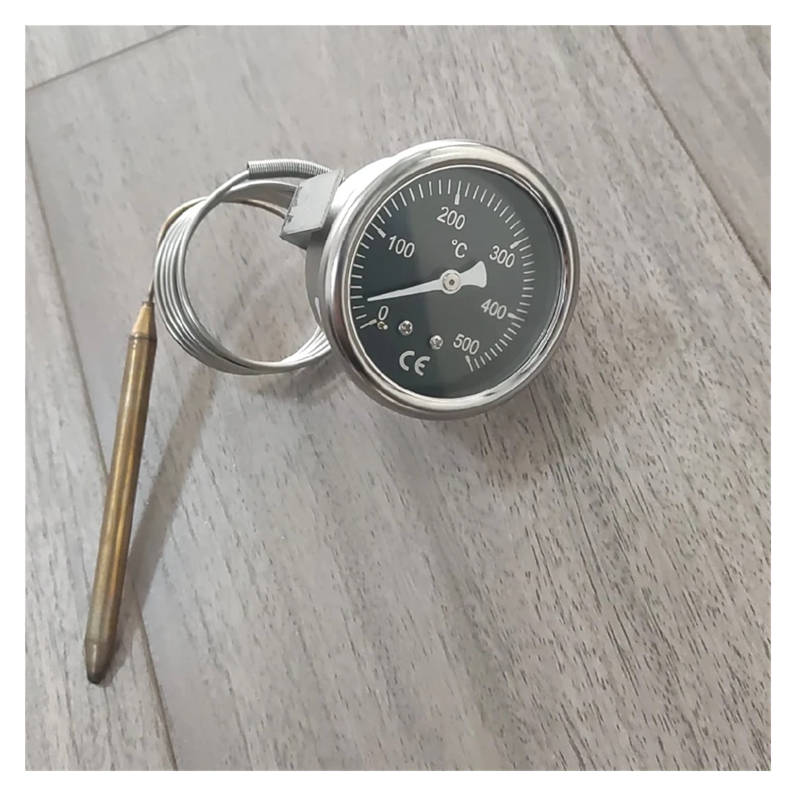 EP4 pizza oven electric oven bread kiln thermometer pointer temperature display, 500 degrees metal plate temperature gauge ,Easy to Use