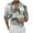 Silver, variant on Mens T-shirts Casual Men's Loose Lapel Geometric Print Long Sleeve Button Port Style Floral Shirt Beach Summer Top Striped Shorts Pack Mens Long Sleeve Tops Soft Shirt Men Neck Tee Active Silver XL