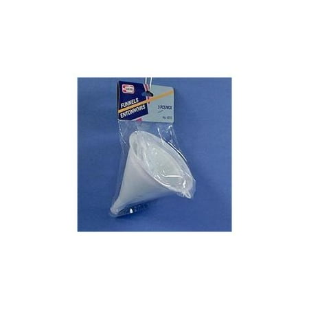 - Lot of 3 Plastic Funnels White Kitchen Tools Al De Chef