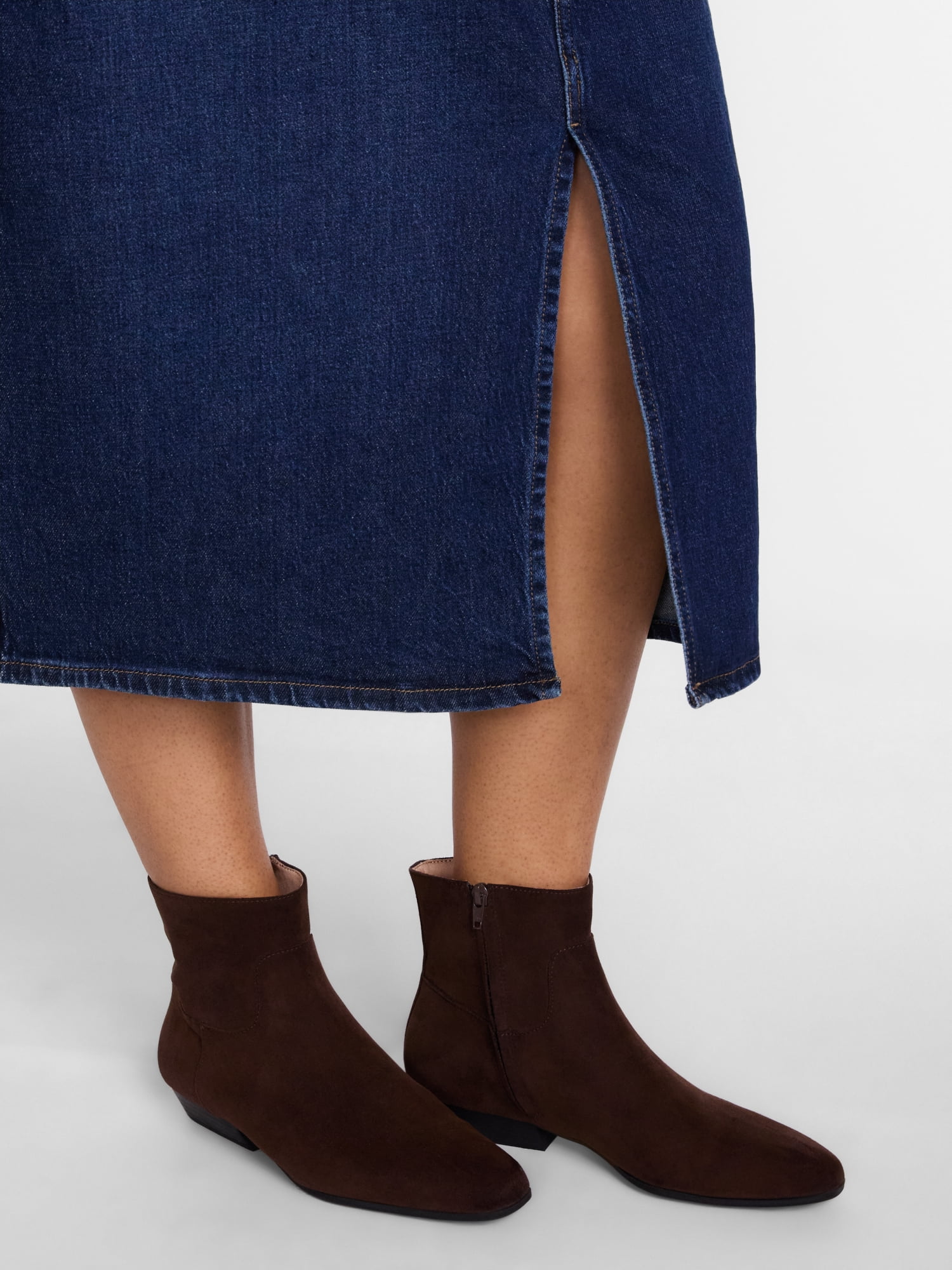 Scenario Women's Faux Leather Ankle Booties (Wide Width Available)