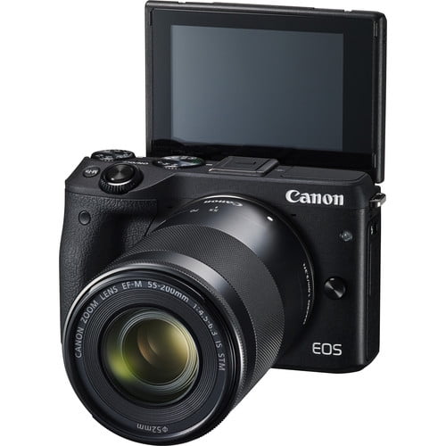 Canon EOS M3 Mirrorless Digital Camera with 18-55mm and 55
