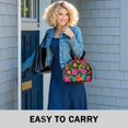 thumbnail image 6 of Pioneer Flower Drawstring Lunch Bag Women - Drawstring Lunch Bag Insulated for Work Office - Stain-Resistant Large Lunchbags for Women with Multi-Pockets, 6 of 6