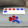 thumbnail image 4 of yuksok Giant Colorful Ten Frames Set Math Games Math Tool Manipulatives for Early Math Base 75g, 4 of 9