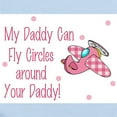 thumbnail image 2 of CafePress - My Daddy Can Fly Circles Around Body Suit - Long Sleeve Cotton Baby Bodysuit, 2 of 4