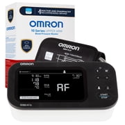 (2 pack) OMRON 10 Series Upper Arm Blood Pressure Monitor and Arm Cuff with AFib Detection for Home Use
