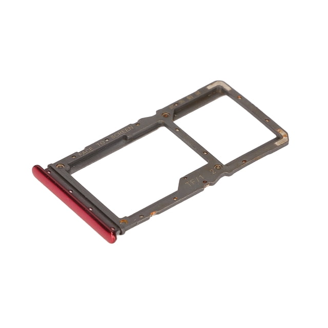 Storage Card Slot Replacement, Perfect Fit Lightweight Sim Card Holder Ideal Replacing Plastic For Repair Black,Red
