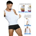 thumbnail image 5 of Arjen Kroos Mens Compression Shirt Slimming Muscle Tank Top Shapewear Body Shaper UnderShirts for Men, 5 of 11