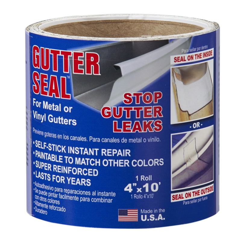 Gutter Seal 4 in. W x 10 L Aluminum Gutter Seal Liner Clear Walmart