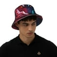 thumbnail image 4 of Balery Cool Wolf Head Sombreros para el sol para hombre y mujer, sombrero de pescador con UPF 50+, 4 of 6