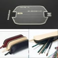 thumbnail image 2 of fastboy 3pcs Acrylic Pencil Bag Case Pattern Stencil Template Set Leather Craft Tool, 2 of 7