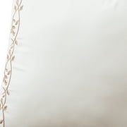 My Texas House White Floral Embroidered 18 x 18 Outdoor Pillow