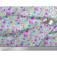 thumbnail image 2 of Soimoi Poly Georgette Fabric Flower Watercolor Fabric Prints by Yard 52 Inch Wide, 2 of 3