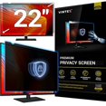 thumbnail image 2 of VINTEZ 22 Inch 16:9 Computer Privacy Screen Filter for Widescreen Monitor and Laptop - Anti-Glare - Anti-Scratch Protector Film - Data Confidentiality Shield [1 Pack], 2 of 3