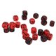 thumbnail image 3 of 48PCS 6 Sided Dices Black and Red Plastic Waterproof Table Game Dice Set for Party Bars Club, 3 of 4
