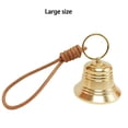 thumbnail image 3 of Toystoory Timbre vintage de latón con manija para puerta, con apertura dorada y pequeño reloj de pared transparente, ideal para decoración de Kits de decoración para fiestas tamaño pequeño, 3 of 6