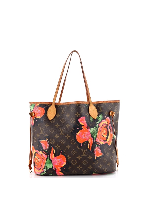 Pre-Owned Neverfull Tote Limited Edition Monogram Roses MM By Rebag