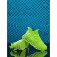 thumbnail image 4 of Men Letter Graphic Breathable Lace-Up Front Running Shoes, Sporty Outdoor Sneakers School Shoes, 4 of 4