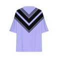 thumbnail image 5 of Blouses pour Femmes, Mode Décontractée, Manches Courtes Raccourcies, Chemise Ample Imprimée, 5 of 5