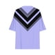 thumbnail image 5 of Fiudx Tops para Mujer Blusa Holgada con Estampado de Manga Corta Informal a La Moda para Mujer, 5 of 5