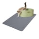 thumbnail image 1 of Rubber Large Cat Litter Mat - Kitty Litter Box mat - Silicone Litter Trapping Catcher Mat - Cat Supplies & Accessories for Indoor Cats (28" x 19.7") - Grey, 1 of 5