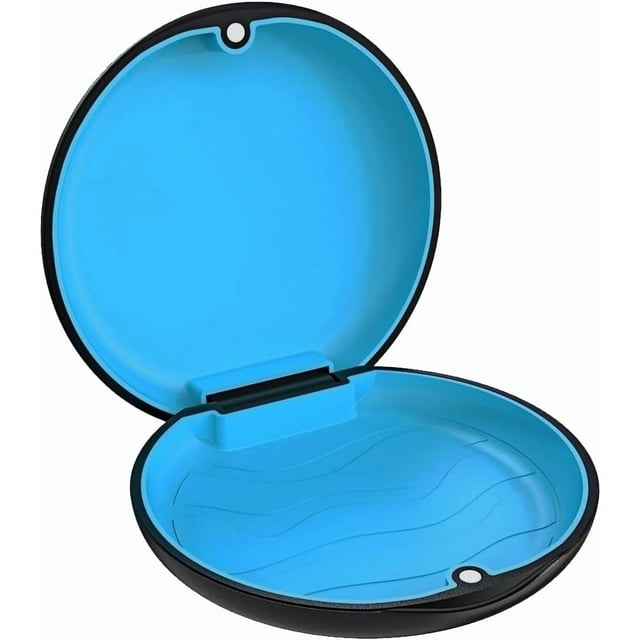 ARGOMAX - Upgrated Retainer Mouth Guards Travel Case Silicone Protection Inside