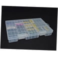 thumbnail image 4 of IFANLANDOR Electronics Organizer Box Battery Organizer Storage Case Double Layer Design Pp Plastic 1Pcs 9.9x6.7x1.4in, 4 of 8