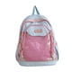 thumbnail image 1 of Mochila de moda con bolsillo transparente de nailon para viajes escolares y universitarios. Azul, 1 of 9