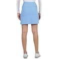 thumbnail image 2 of IBKUL Adult Female Solid 17.8in Straight Skort, Color: Peri, Size: XS, 2 of 6