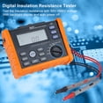 thumbnail image 1 of Testeur d'Isolation Numérique pour Résistance d'Isolation 50V-1000V, Affichage Rétroéclairé, Testeur de Résistance d'Isolation pour Isolation d'Équipement Électrique Haute Tension, 1 of 8