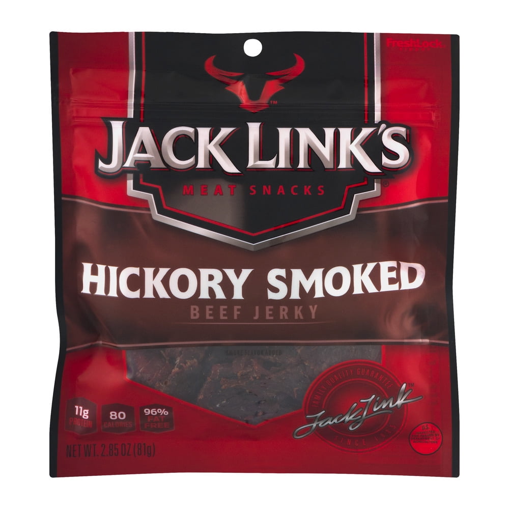Jack Link's Beef Jerky, Protein Snack, Hickory Smoked, 2.85oz by Link Snacks, Inc.