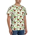 thumbnail image 2 of Bixox Men's Cute Bear Printed Short Sleeve Skinny Athletic T-Shirt, 2 of 6