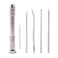 thumbnail image 2 of PU Leather Sewing Awl Set, Shoe Repair Tools Steel Material Professional Starter Punch Stitching for PU Leather Sewing Tools With 10, 2 of 10