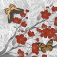 thumbnail image 3 of Stimson, Diane 20x20 Black Modern Framed Museum Art Print Titled - Cherry Blossom Bflies 3, 3 of 5