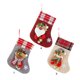 thumbnail image 3 of Naiovety Calcetín navideño Hotel comedor colgante árbol de Navidad chimenea ventana cama regalos bolsa calcetín con campana Kits de decoración para fiestas tipo 3, 3 of 6